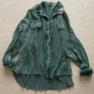 Free People One Scout Jacket in Dried Pine